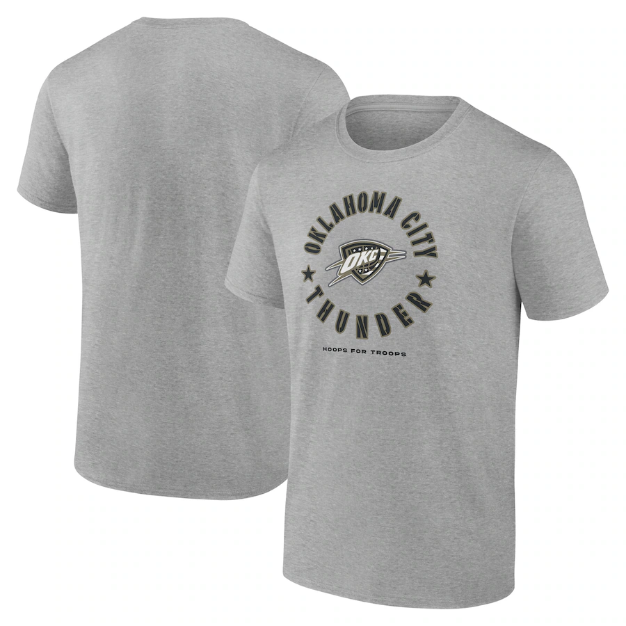 Men Oklahoma City Thunder short T Shirt 2025 style 46